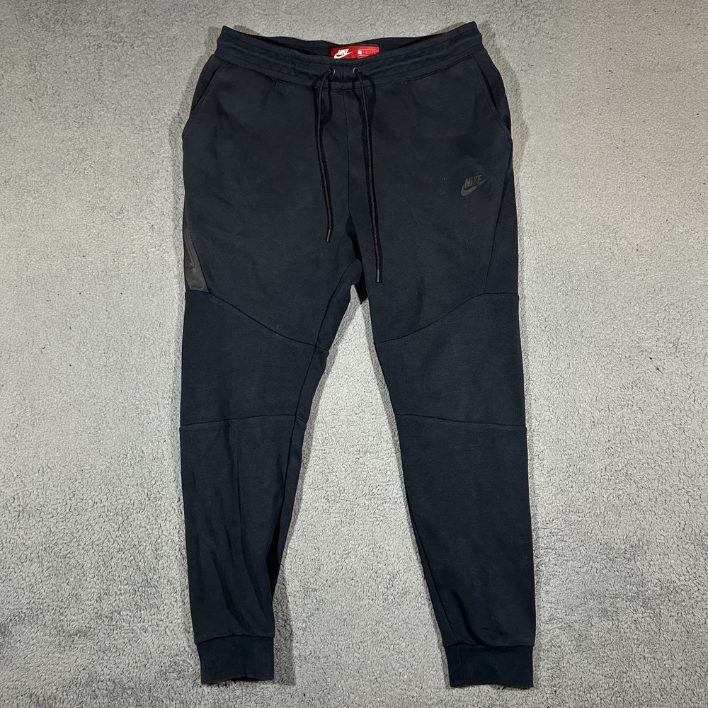 Nike Fleece Tech Jogger SweatPants Men's Size Large Black #3845